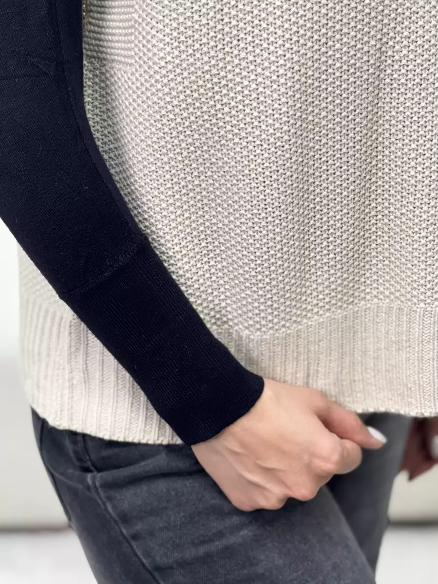 وست یقه سه سانت کرم