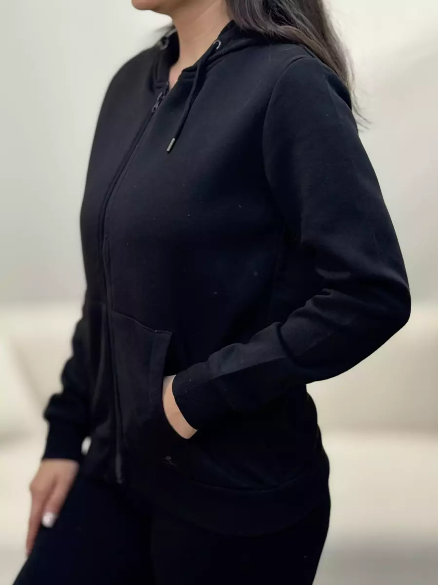 سویشرت کلاه دار مشکی