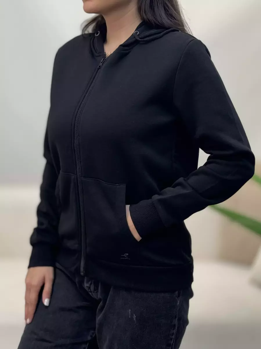 سویشرت کلاه دار مشکی