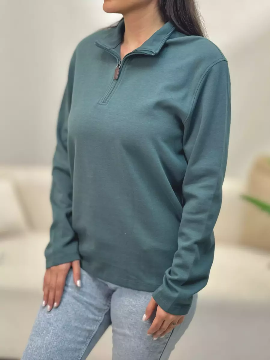 دورس نیم زیپ(سبز ومشکی)