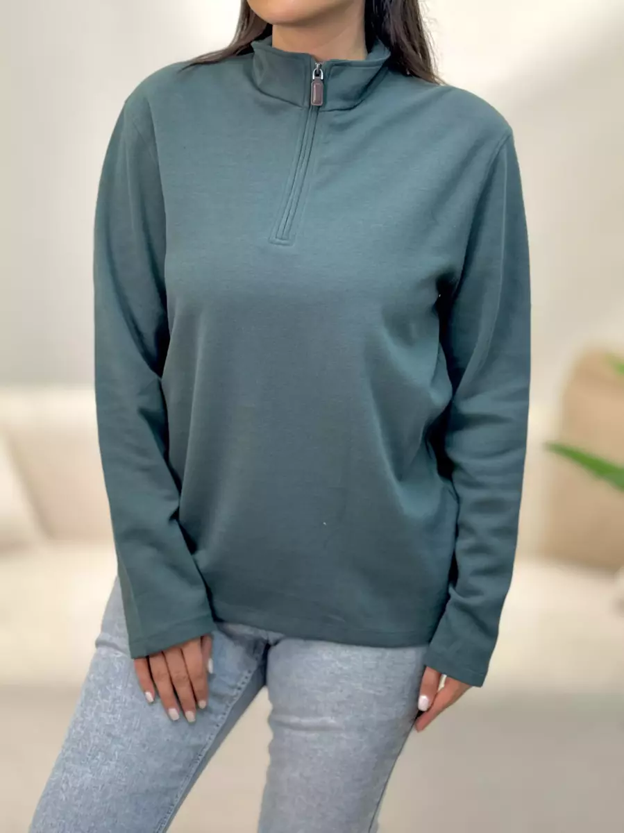 دورس نیم زیپ(سبز ومشکی)