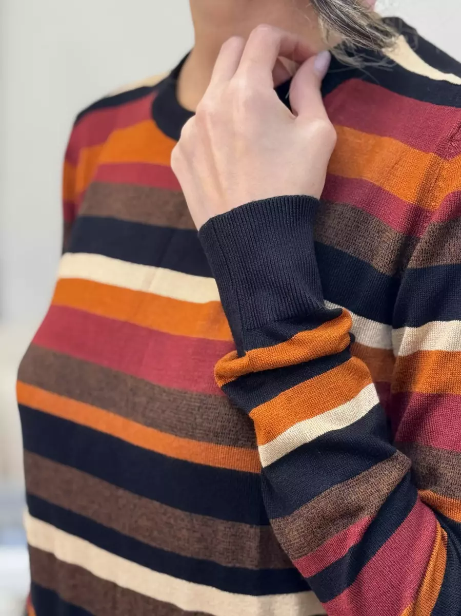 بافت راه راه رنگی h&m