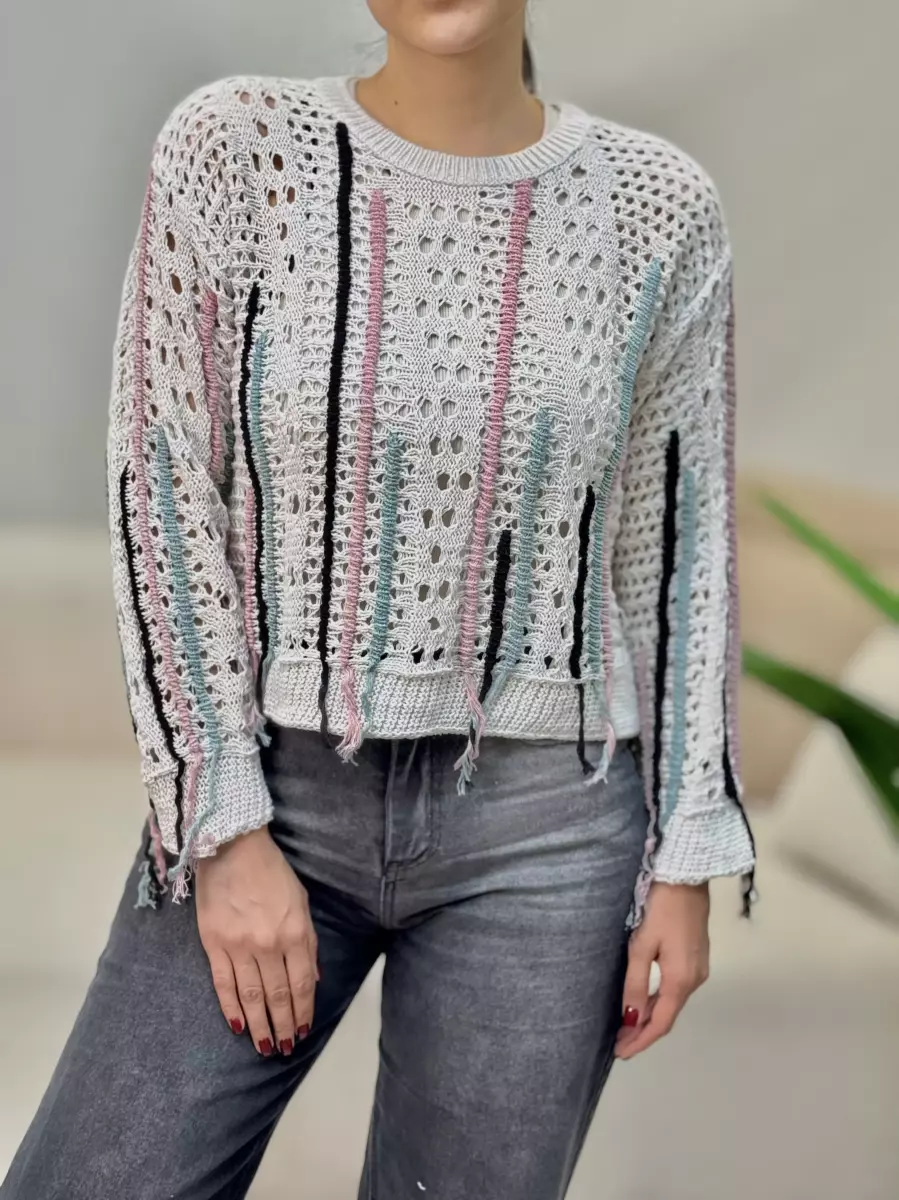 بافت خط دار ریش ریش