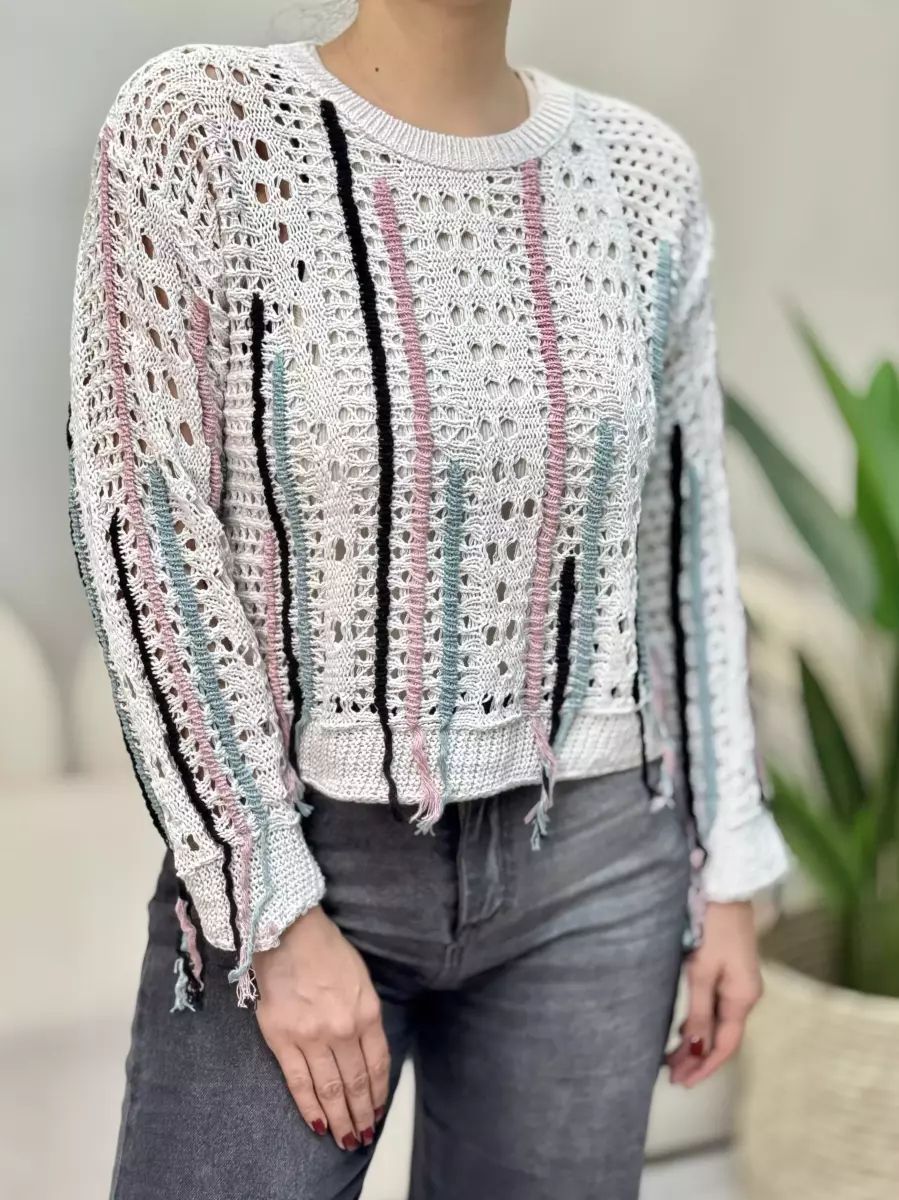 بافت خط دار ریش ریش