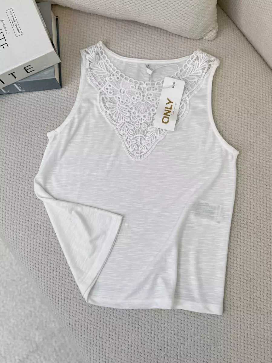 تاپ گیپوردار لیمویی و سفید