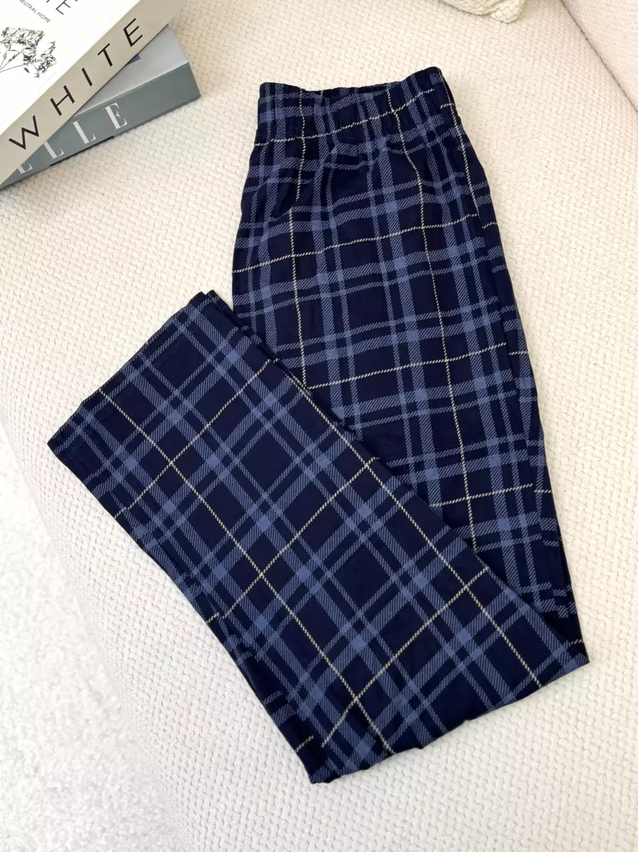 شلوار راحتی چهارخانه