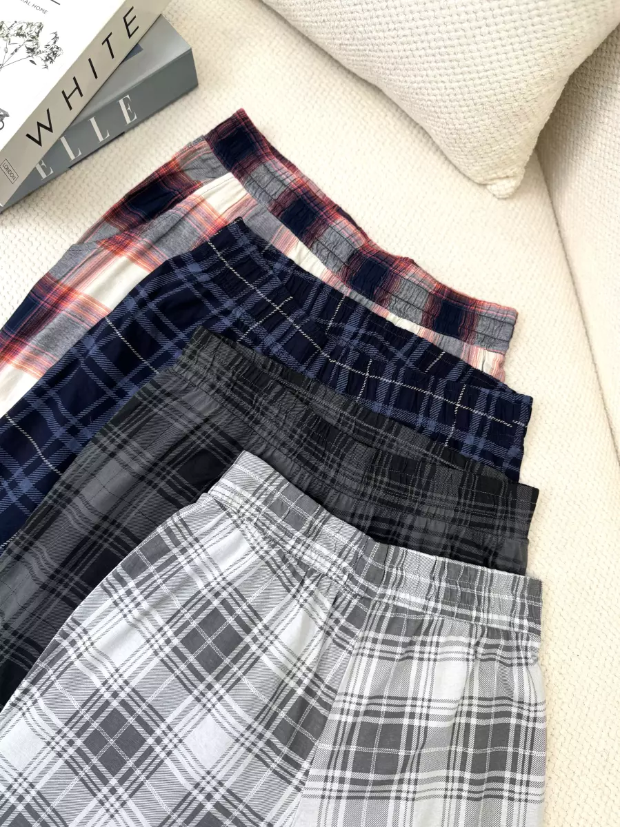 شلوار راحتی چهارخانه