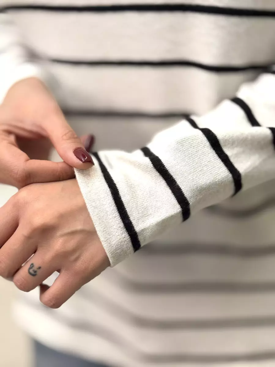 بلوز موهر راه راه N.C