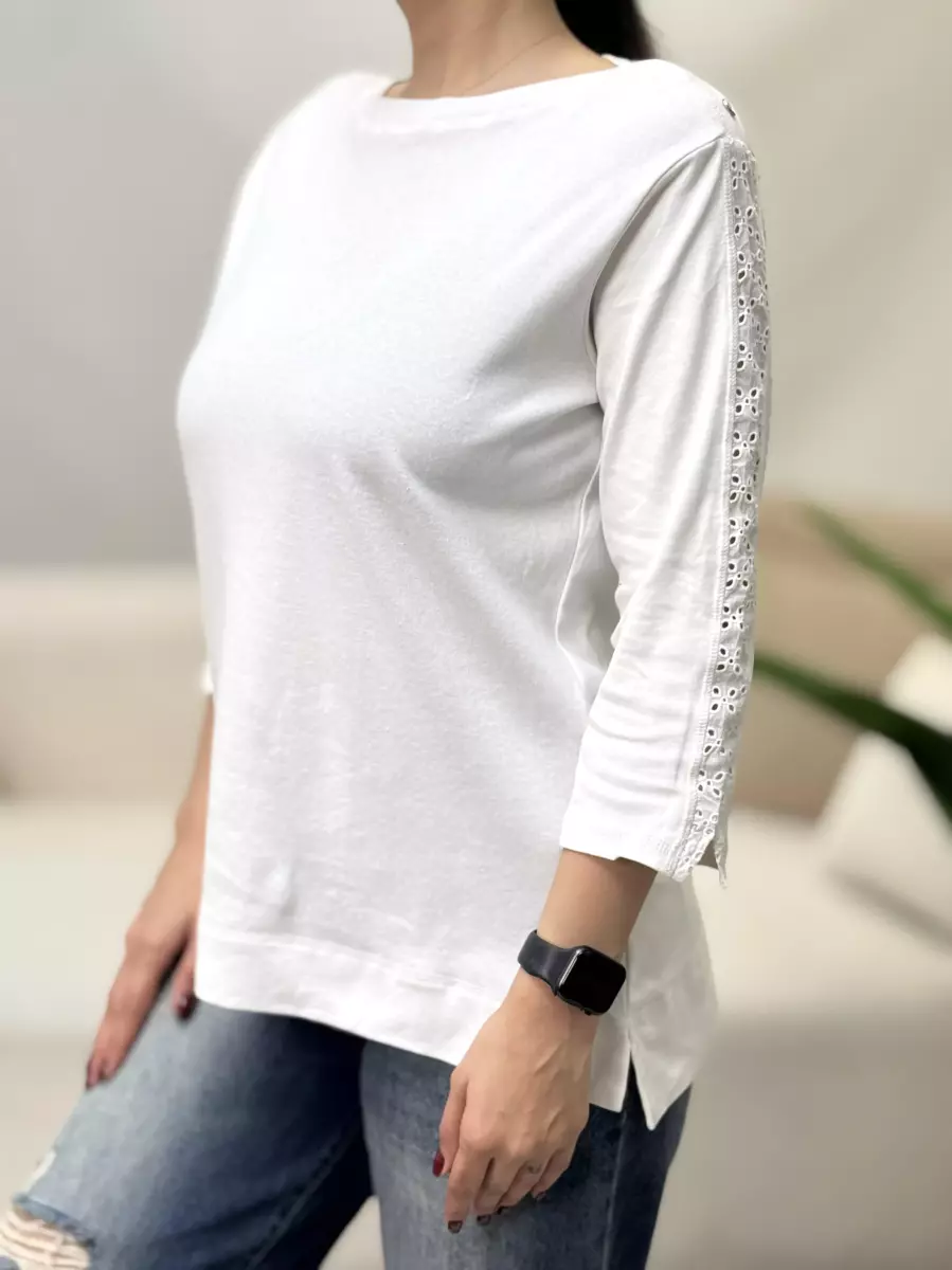 بلوز آستین بلند خامه دوزی