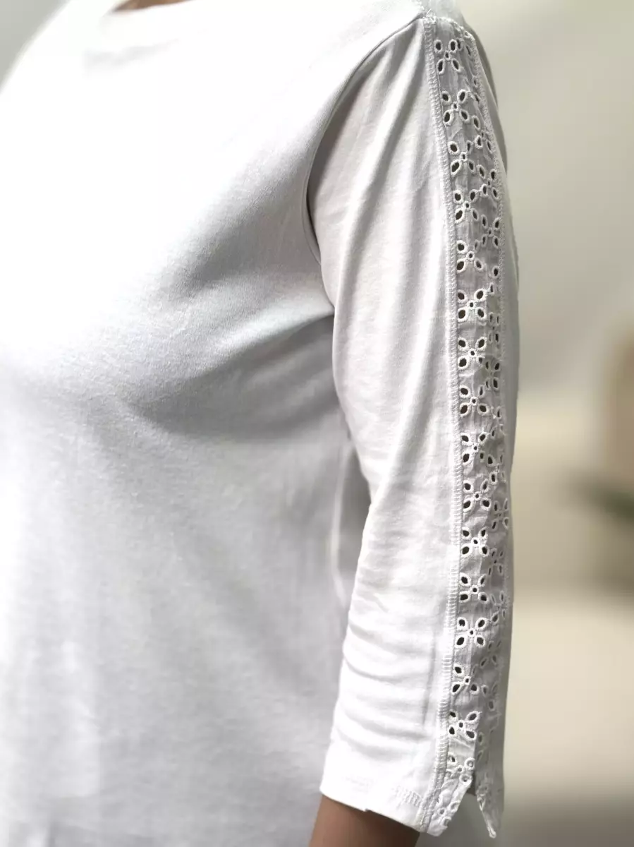 بلوز آستین بلند خامه دوزی