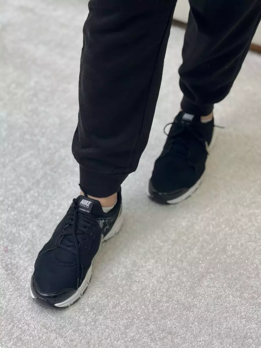 شلوار اسلش مشکی پایین گت