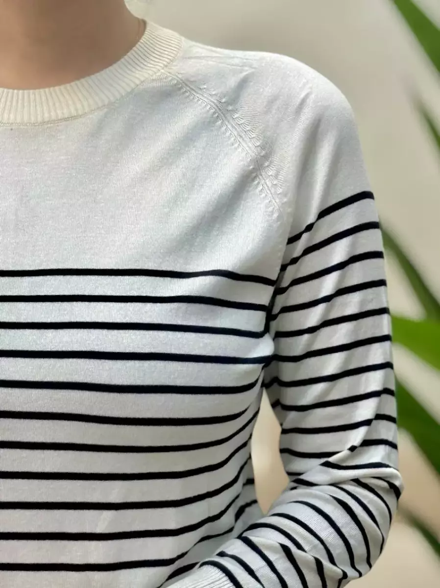 بافت راه راه c&a سفید و مشکی