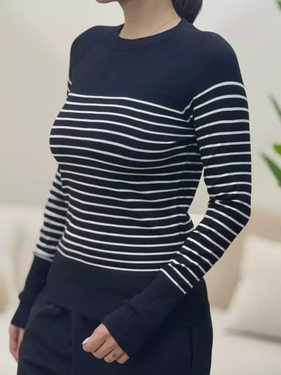 بافت راه راه c&a سفید و مشکی