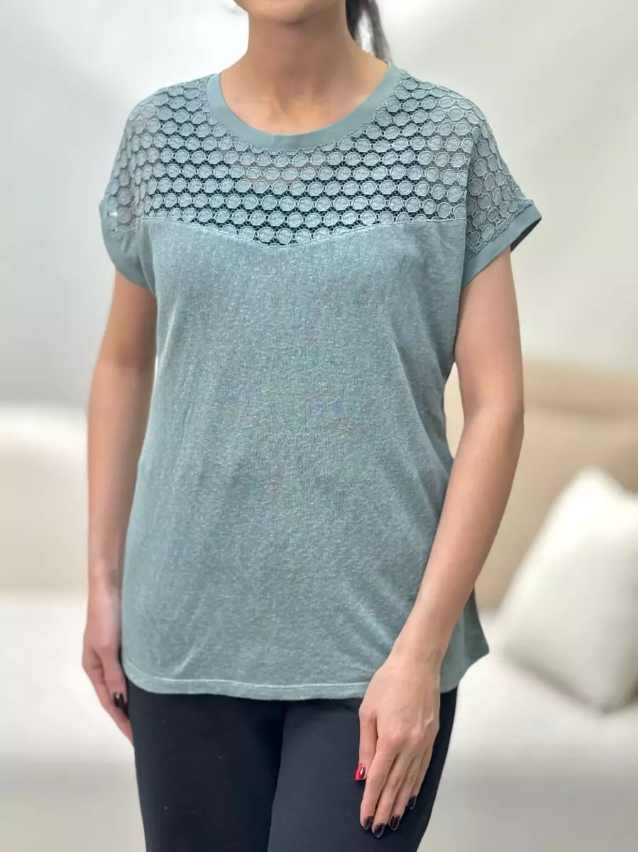 تیشرت only گیپور دار(رنگبندی)