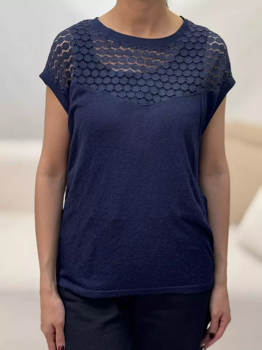 تیشرت only گیپور دار(رنگبندی)