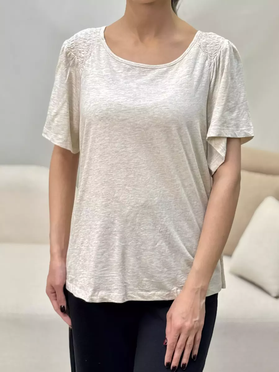 تیشرت سرشانه کش  (4رنگ)