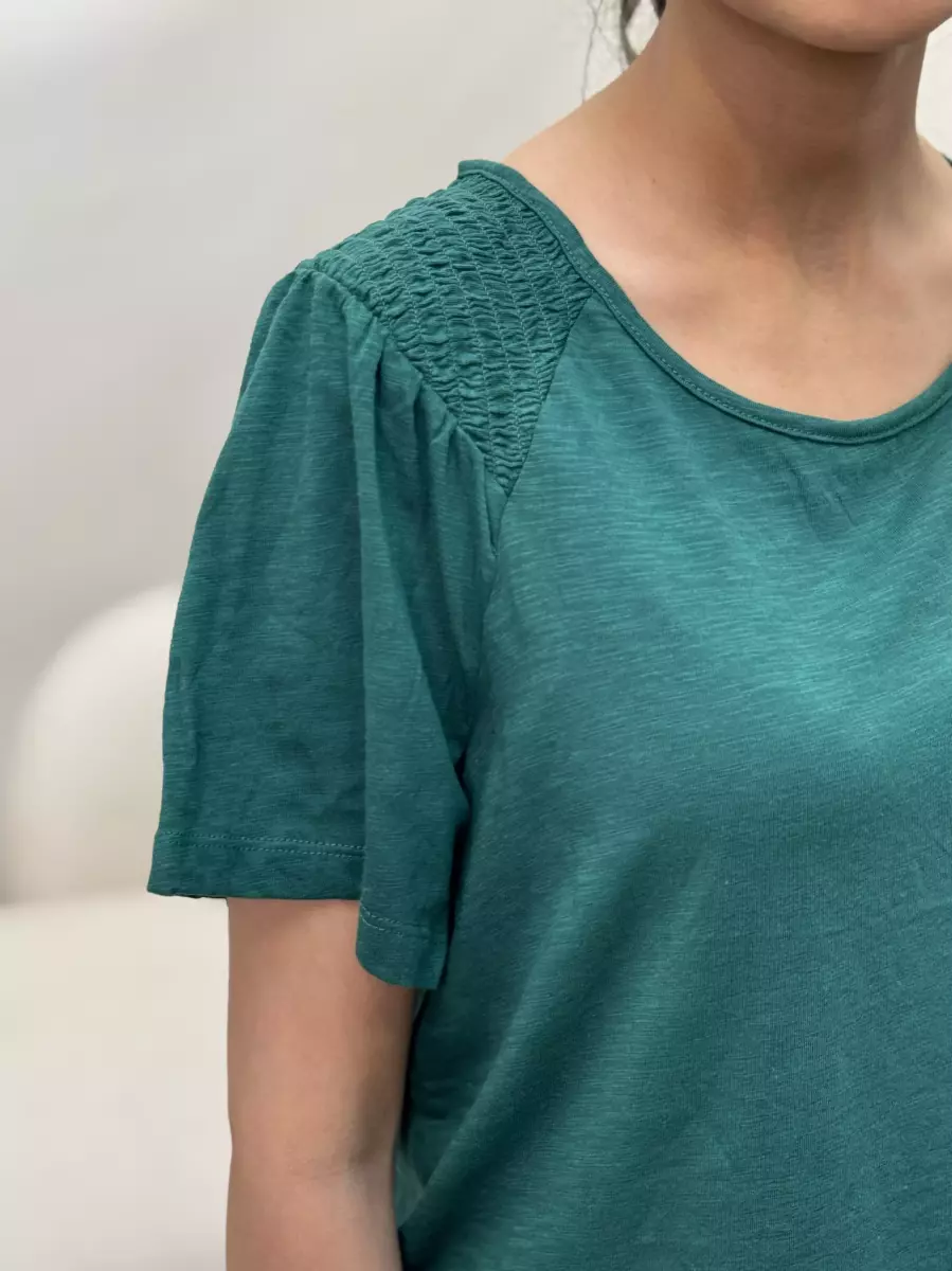 تیشرت سرشانه کش  (4رنگ)