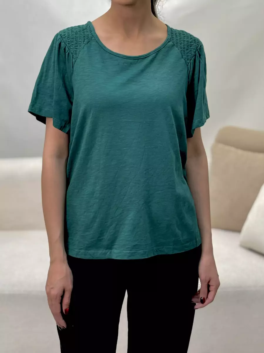 تیشرت سرشانه کش  (4رنگ)