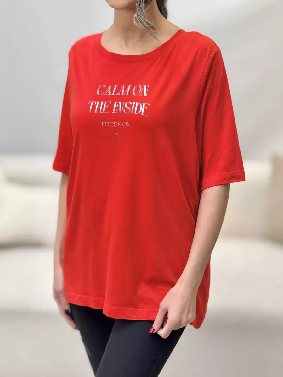 تیشرت قرمز استریت وان