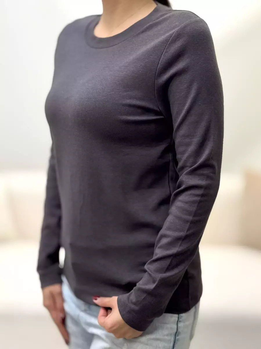 تیشرت ساده آستین بلند cotton