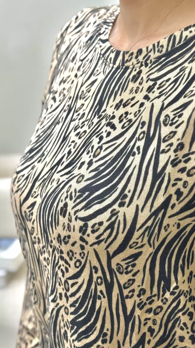 بلوز موهر طرح دار جدید