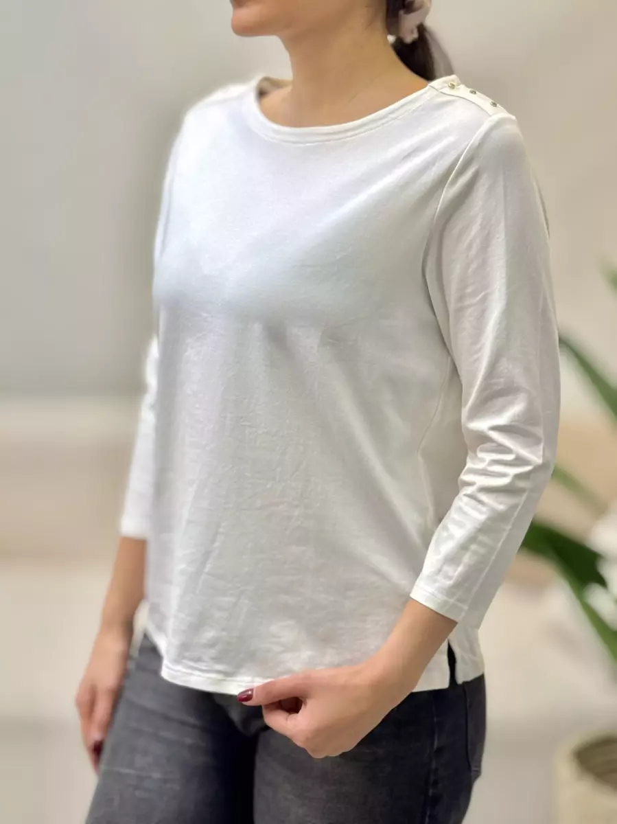 بلوز سرشانه دکمه woman