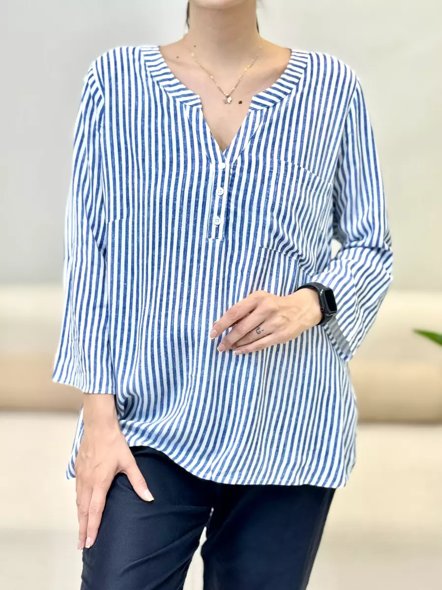 شومیز راه راه maxiblue