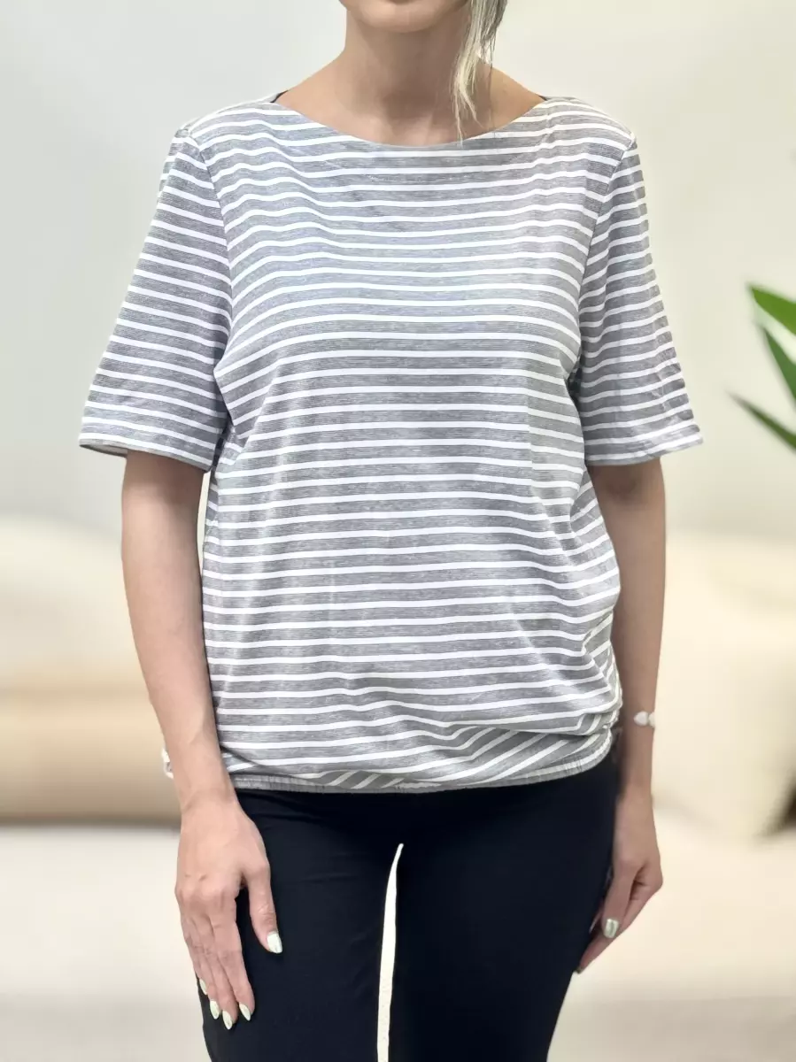 تیشرت راه راه پایین کش