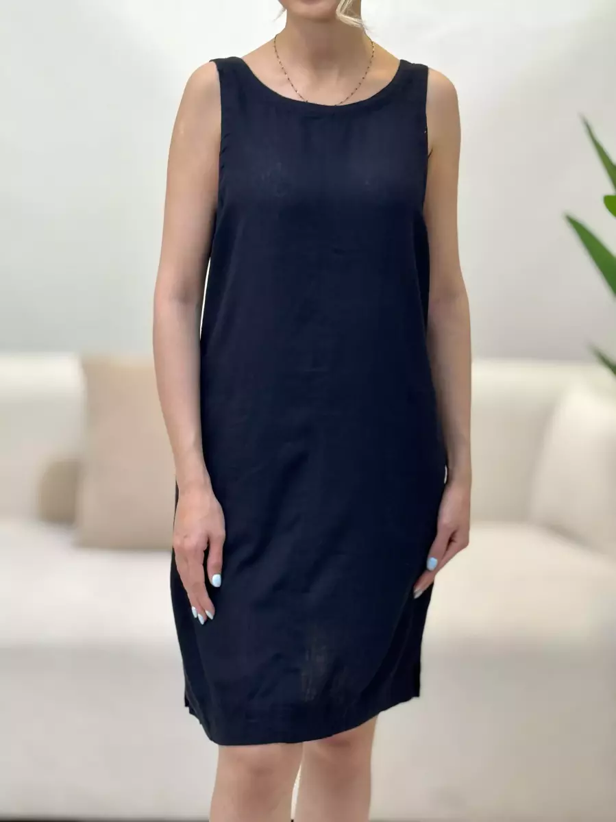 پیراهن مشکی لینن