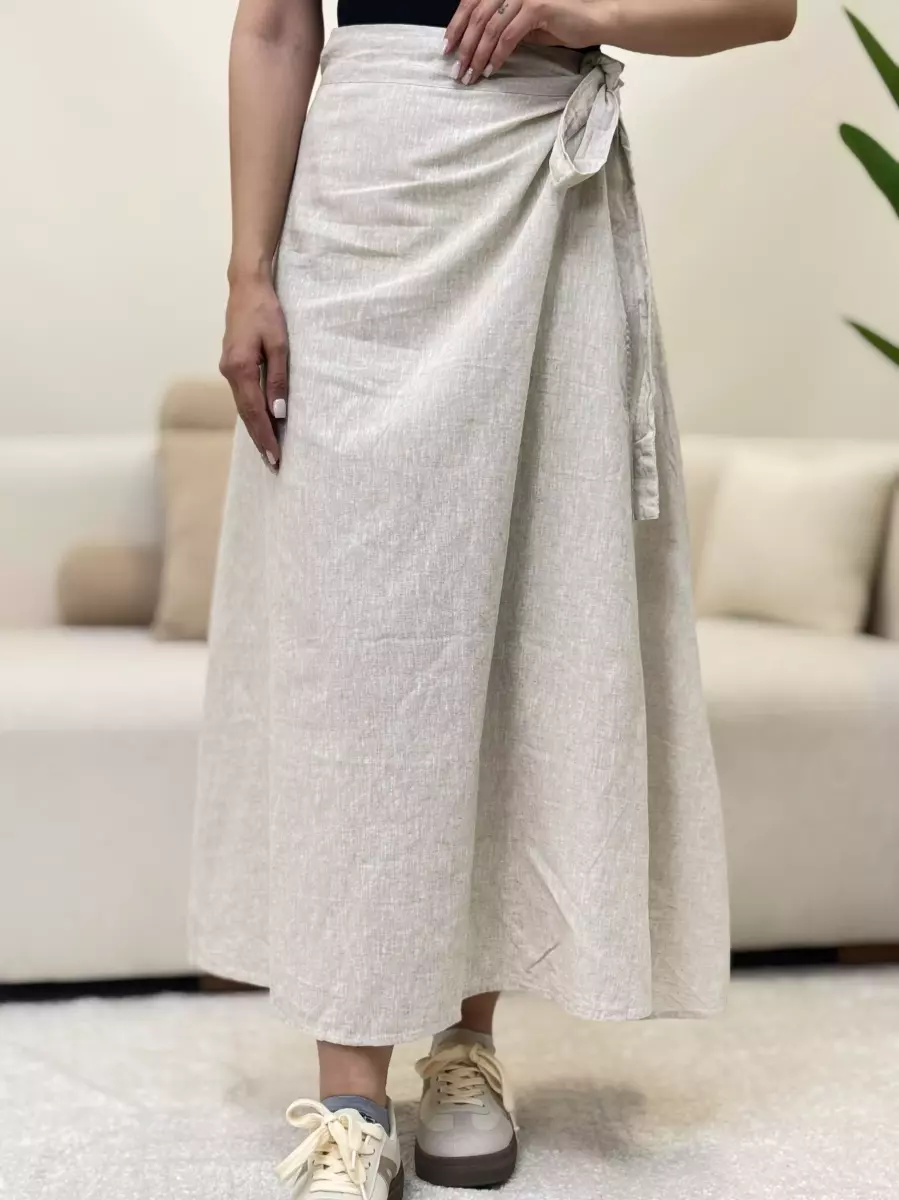 دامن لنگی کرم تیره