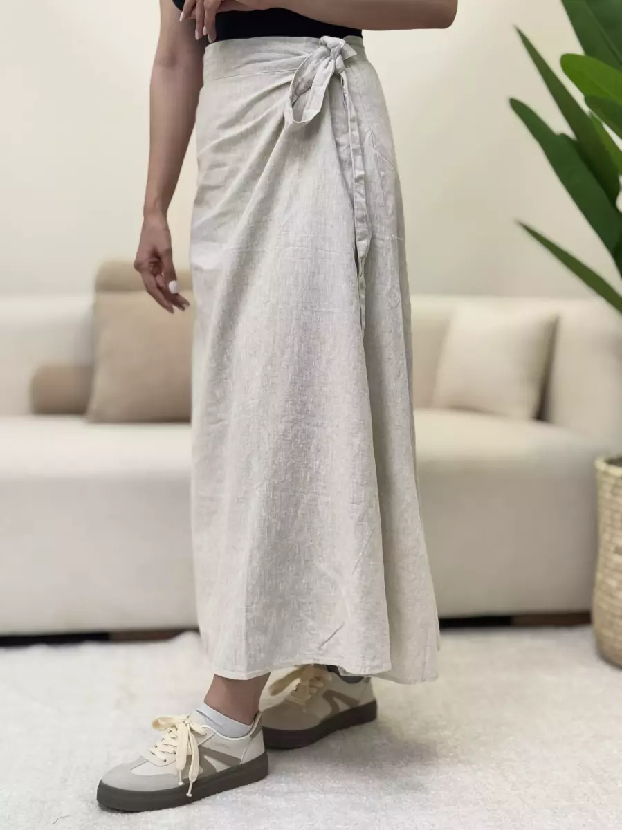 دامن لنگی کرم تیره