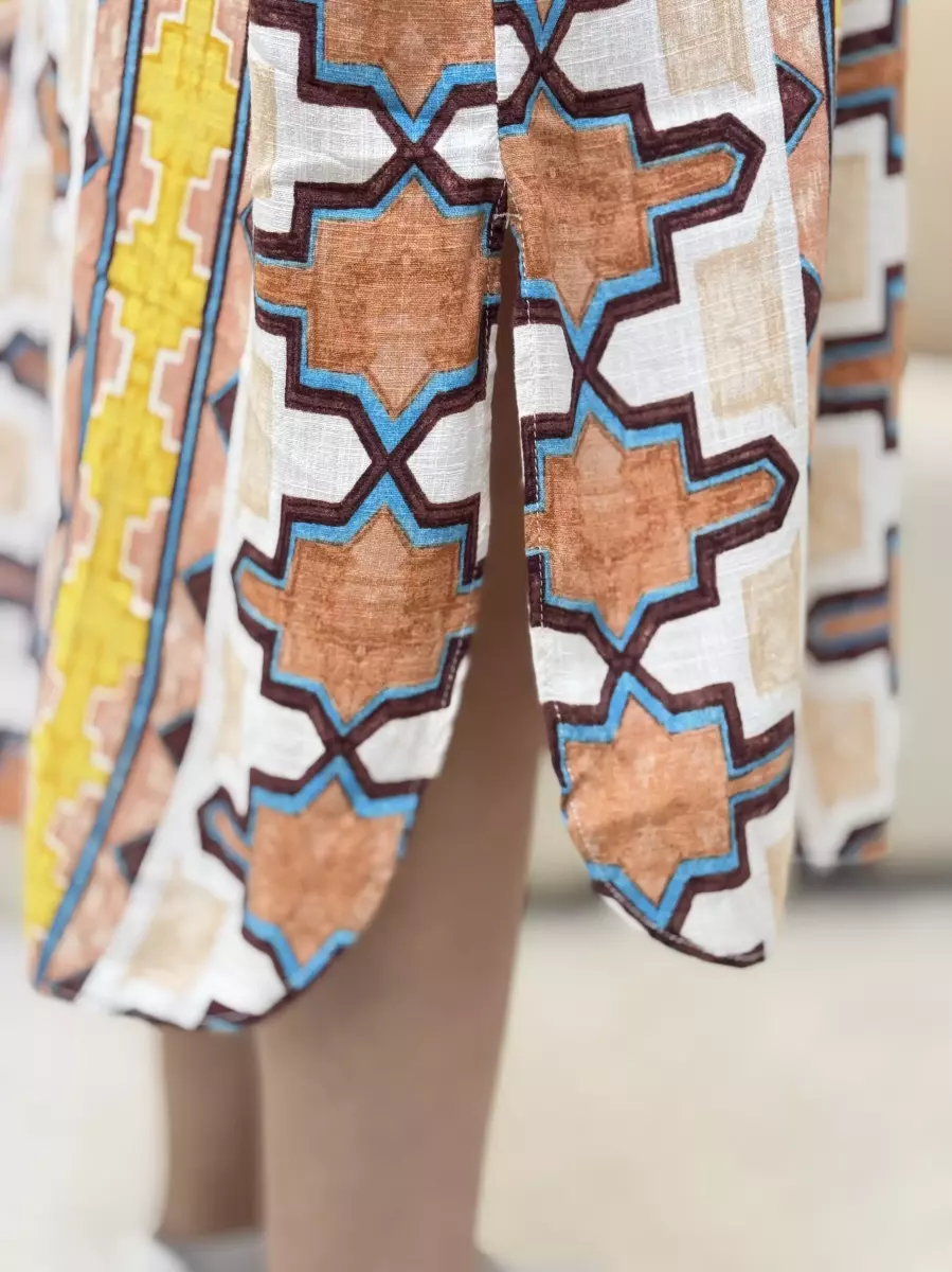 مانتو لینن طرحدار جدید