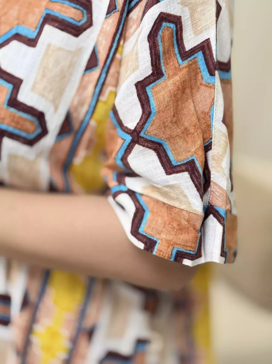 مانتو لینن طرحدار جدید