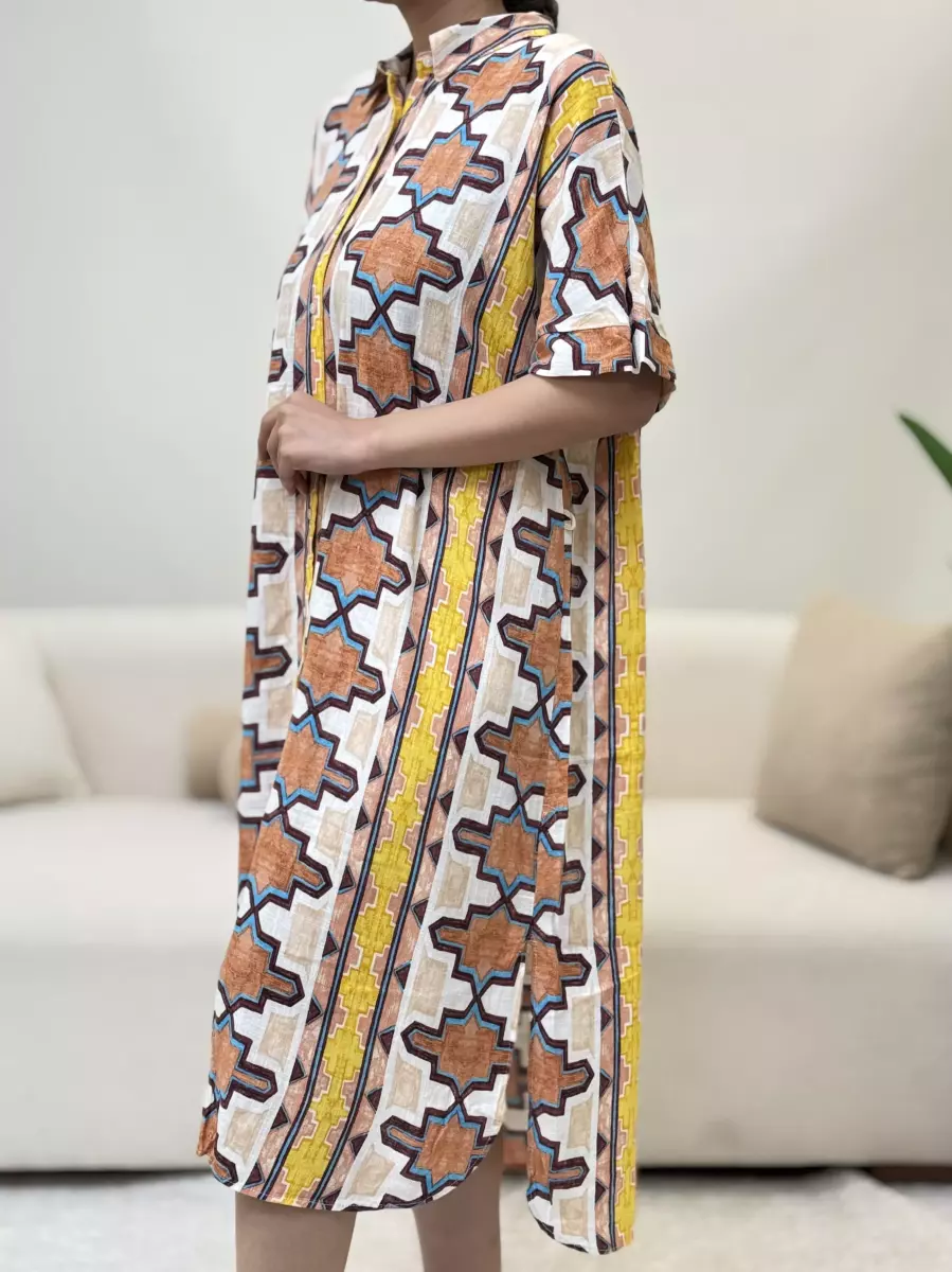 مانتو لینن طرحدار جدید