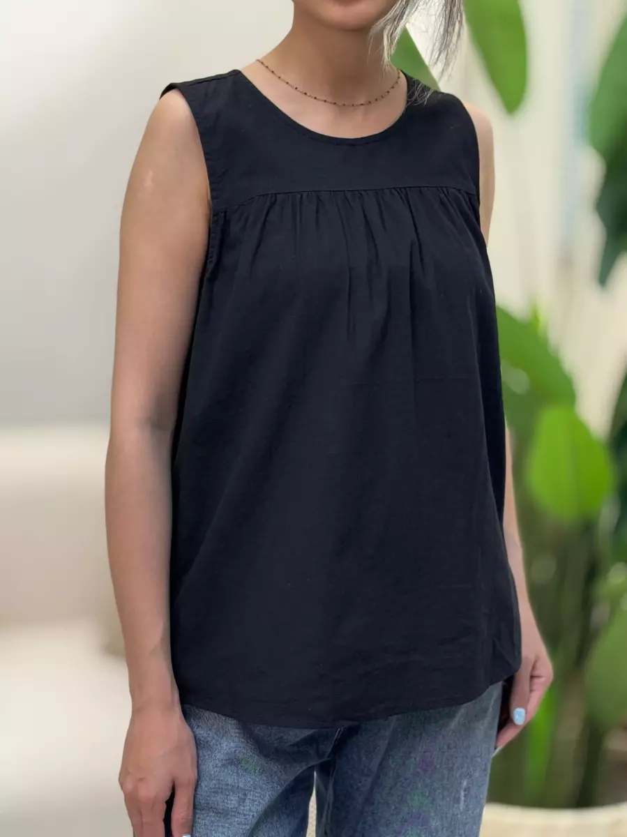 تاپ پشت دکمه(مشکی-سفید)