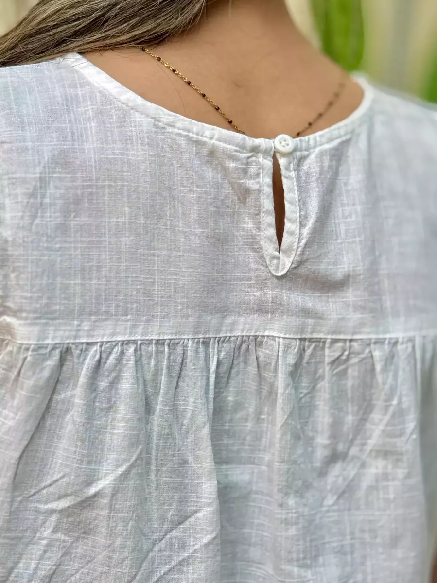 تاپ پشت دکمه(مشکی-سفید)