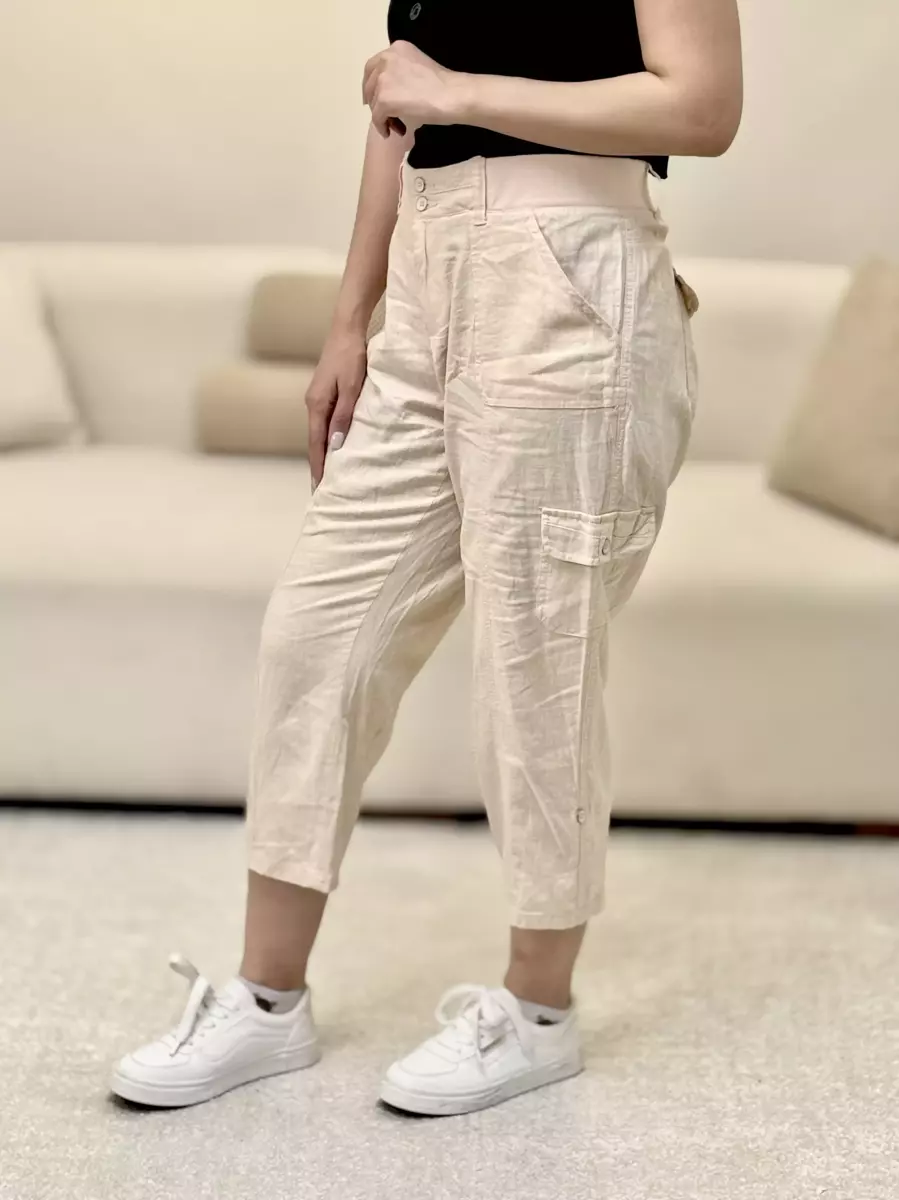 شلوار برمودا هلویی