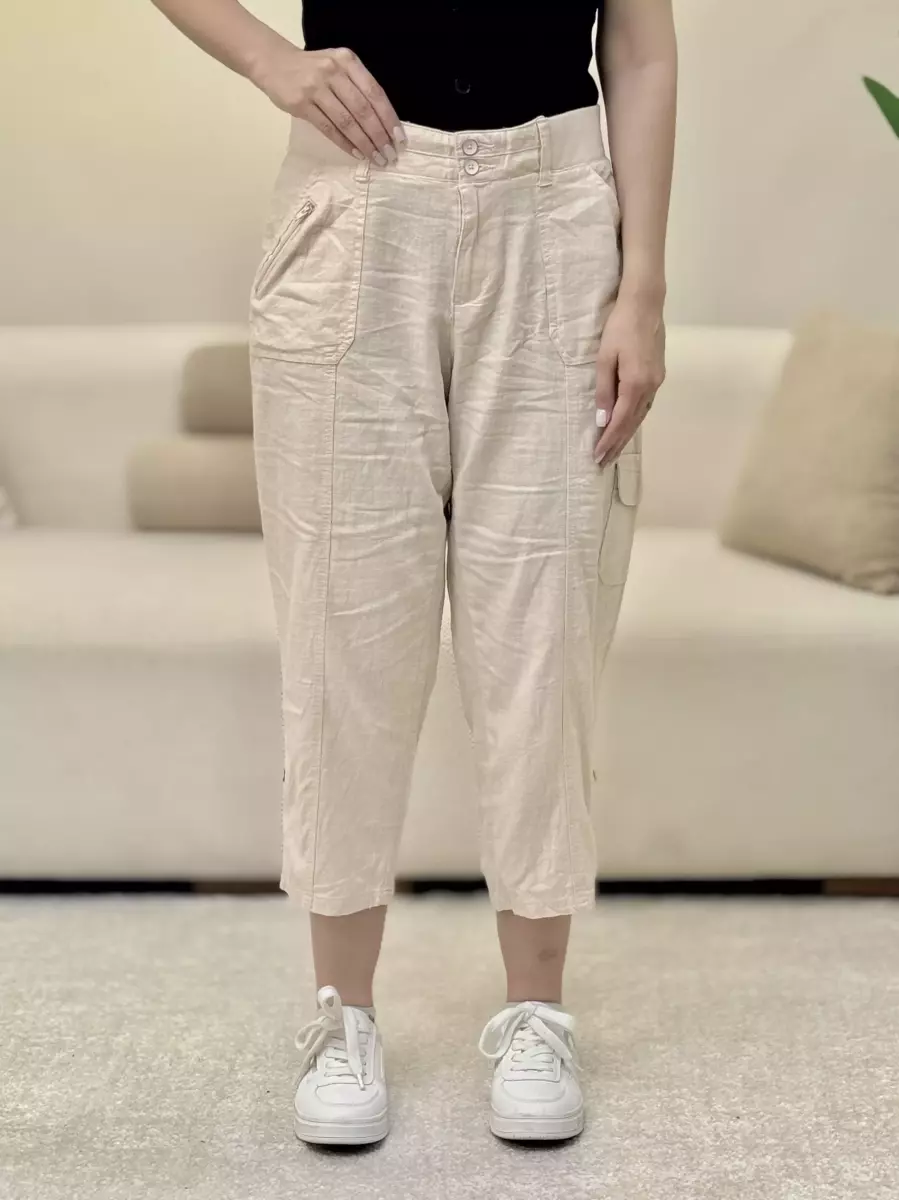 شلوار برمودا هلویی