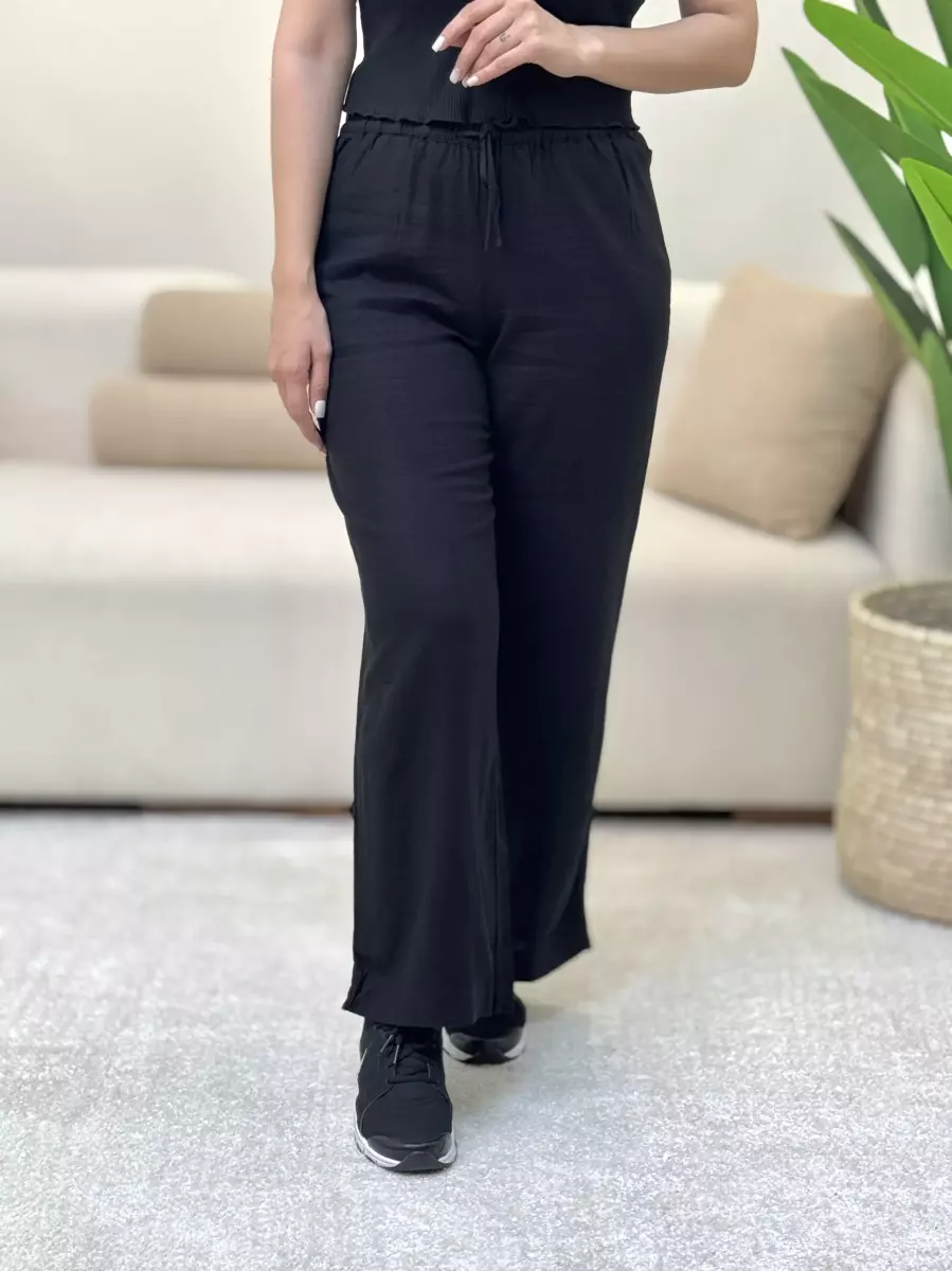 شلوار لینن ساده(4رنگ)