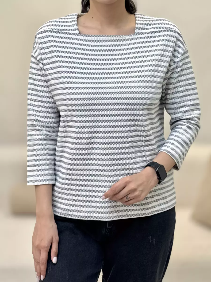 تیشرت آستین بلند راه راه