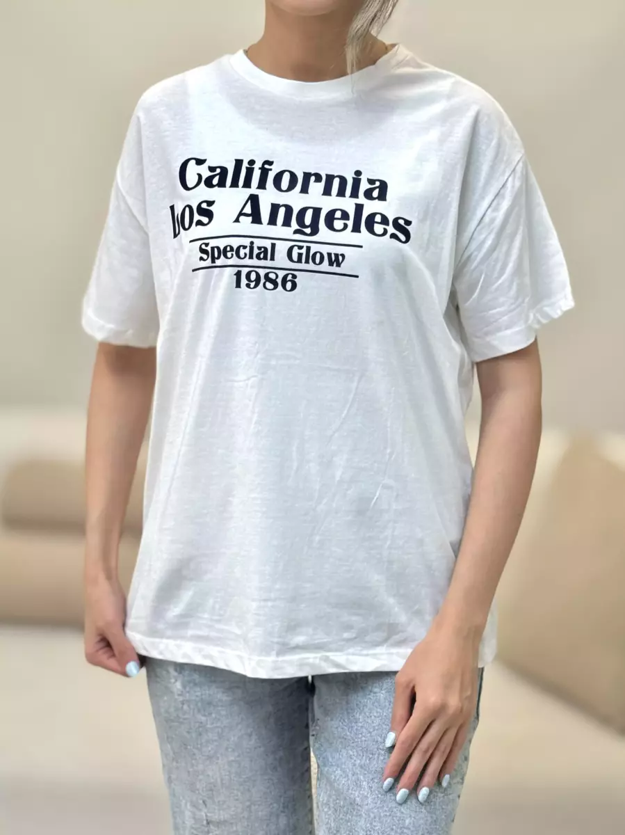 تیشرت سفید دفکتو(چاپ سرمه ای)