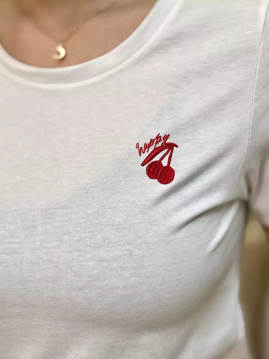 تیشرت گلدوزی شده soliver(مشکی/سفید)