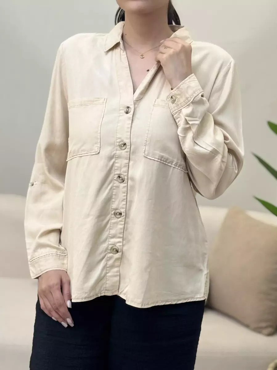 شومیز جین کاغذی(3رنگ)