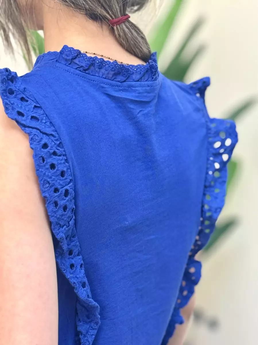 تاپ چین دار خامه دوزی (3رنگ)