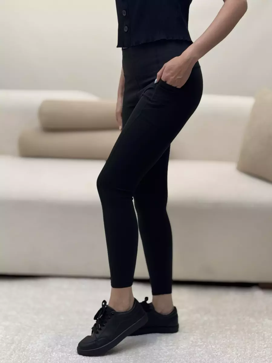 لگ ورزشی مشکی (بلند)