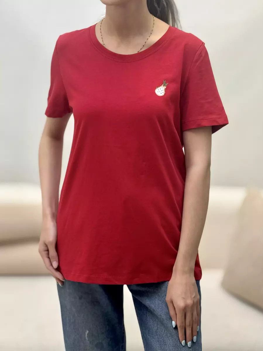 تیشرت آستین کوتاه قرمز s.oliver