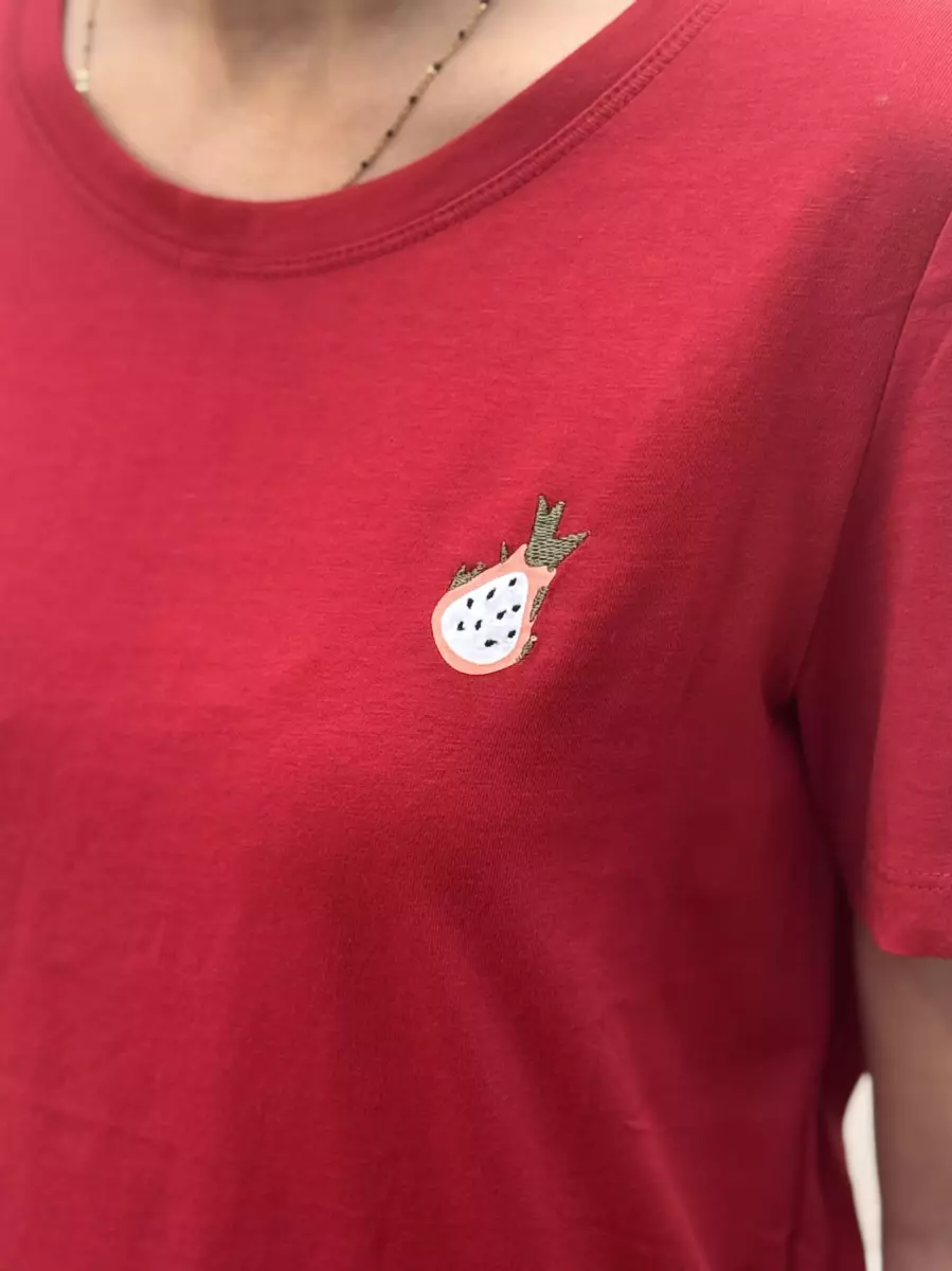 تیشرت آستین کوتاه قرمز s.oliver