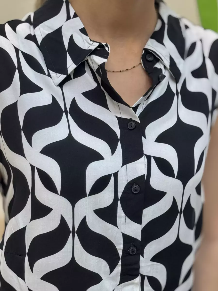 شومیز آستین حلقه ای آمیسو