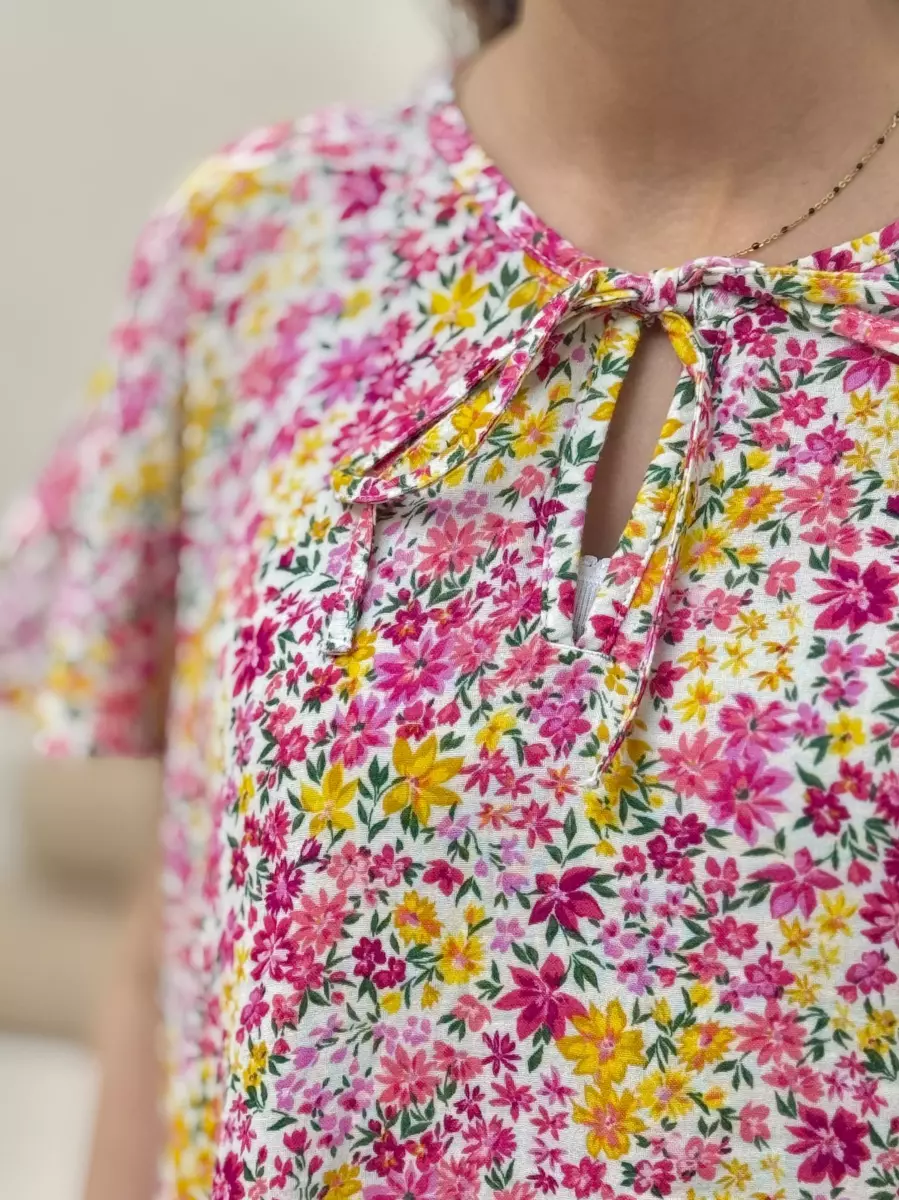 شومیزلینن چین دار