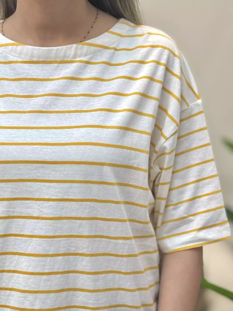 تیشرت باکسی راه راه